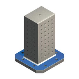 Grid Rectangular Cube Tombstone - ART54E (Gerardi)